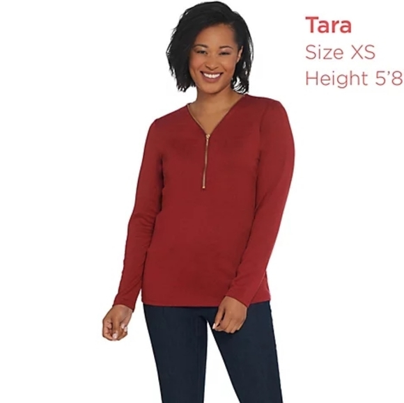 Heavenly Jersey Half Zip 